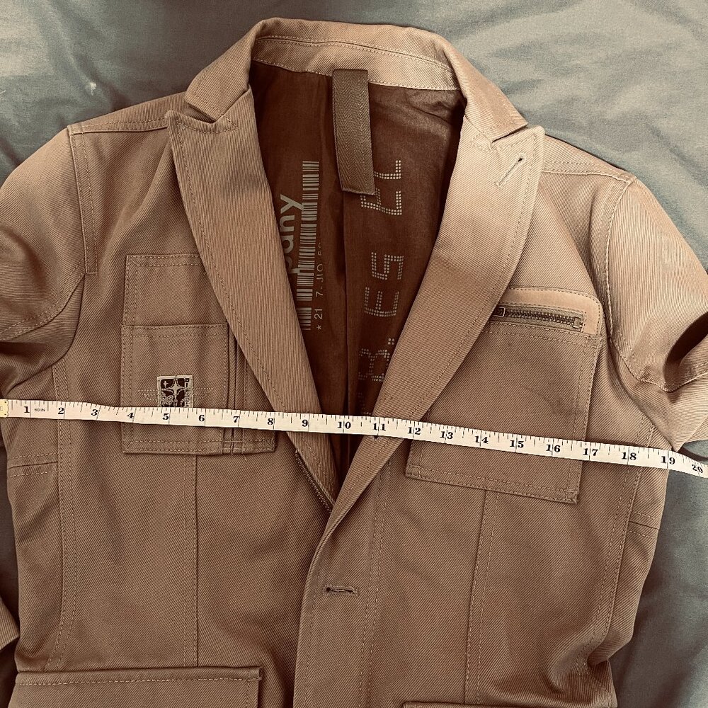 Diesel Cotton Military Utility Jacket Blazer S olive green - Picture 7 of 10